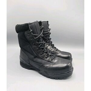 Corcoran Boots Mens 7.5 M Combat Work Black Leather Lace Up Ankle‎ Top 1944